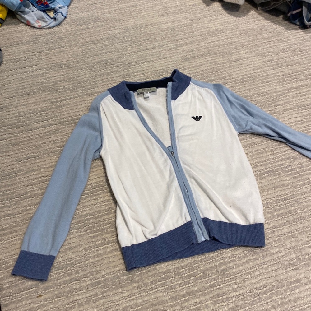 Light zip up sweater cardigan